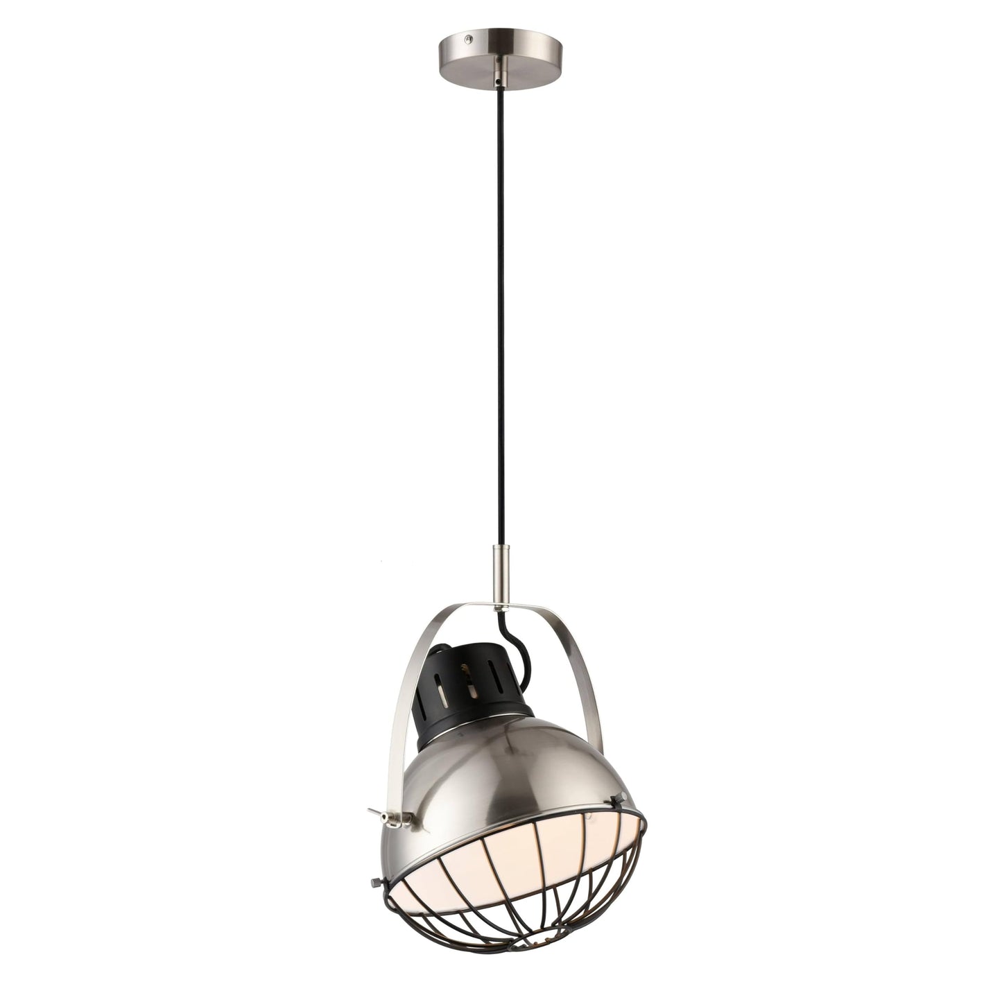 Creation Nova Graella Luxury Single Pendant Light for Modern Homes, Metal Grill Hanging Fixture, Indoor