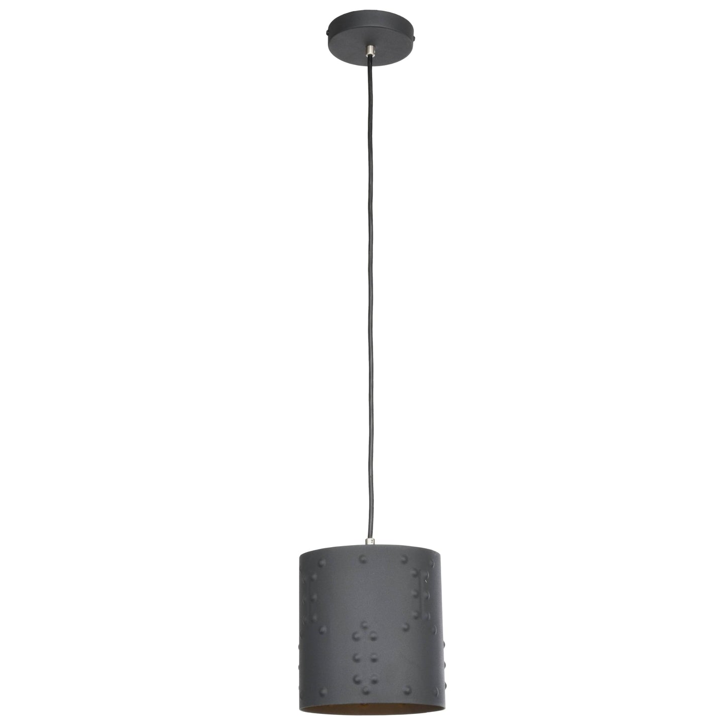Creation Nova Simple Forjat Pendant Light, Black and Gold, Wrought Iron, Modern Minimalist, Indoor
