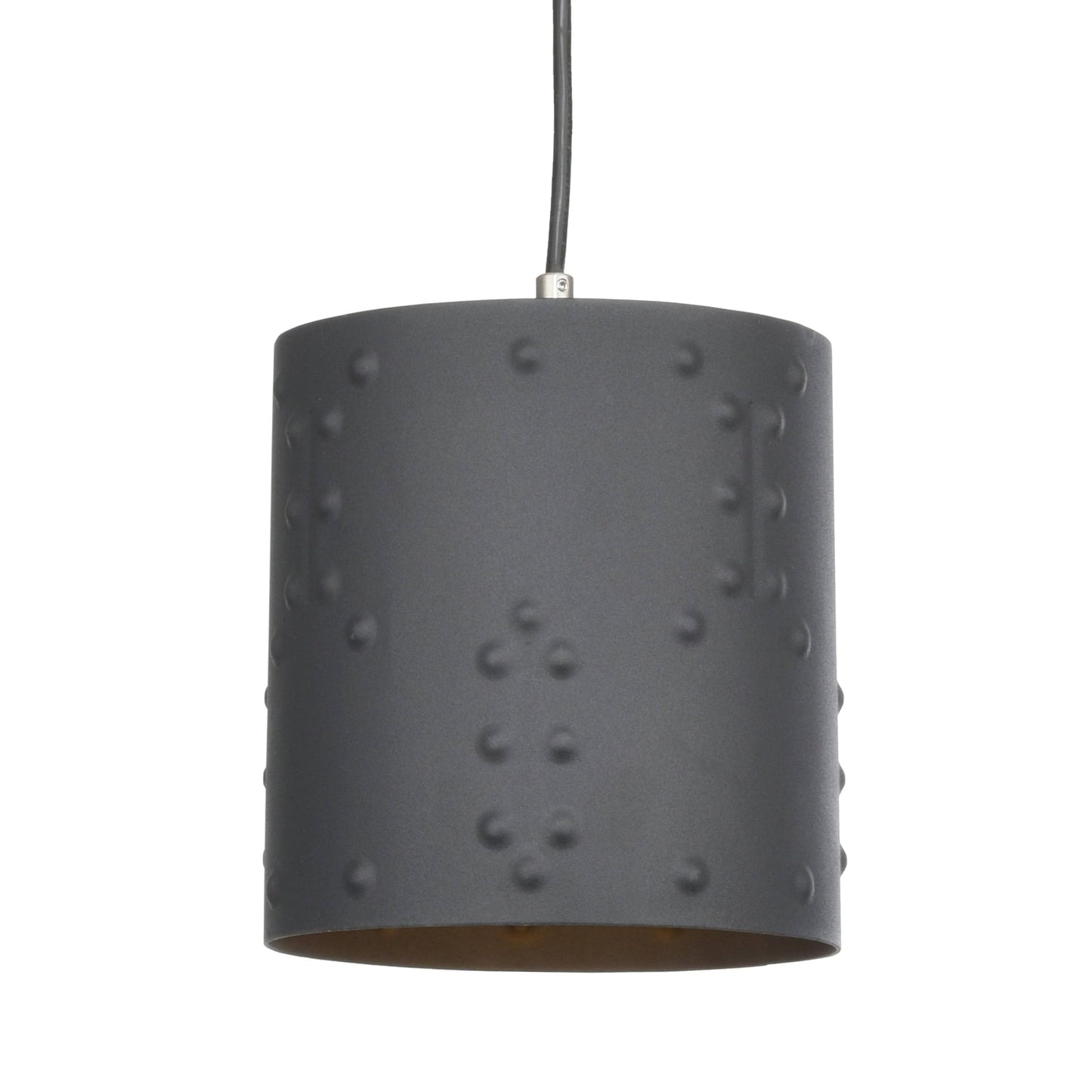 Creation Nova Simple Forjat Pendant Light, Black and Gold, Wrought Iron, Modern Minimalist, Indoor