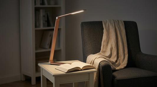 Lampe de bureau portable moderne à deux barres
