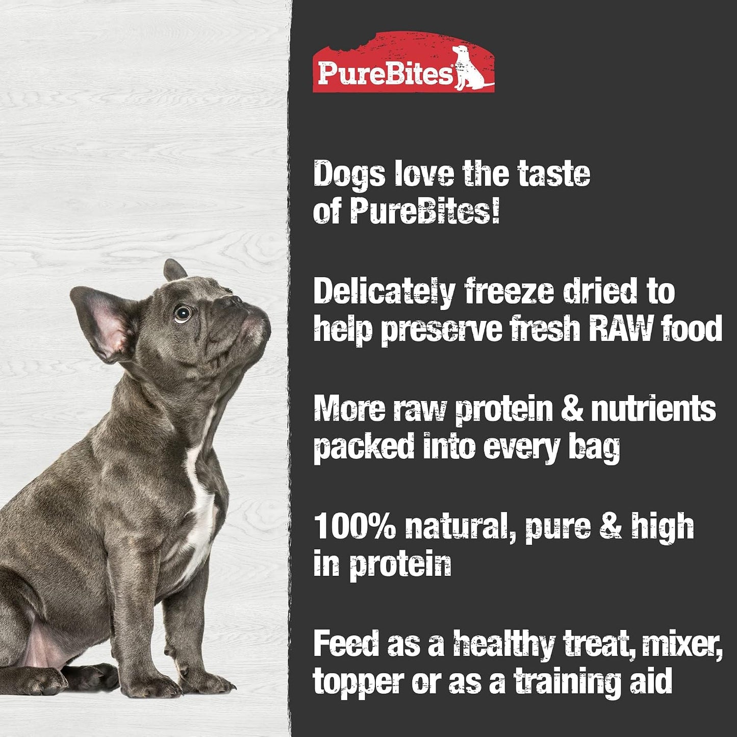 PureBites Poitrine de poulet pour chiens, 3.0oz / 85g - Taille moyenne