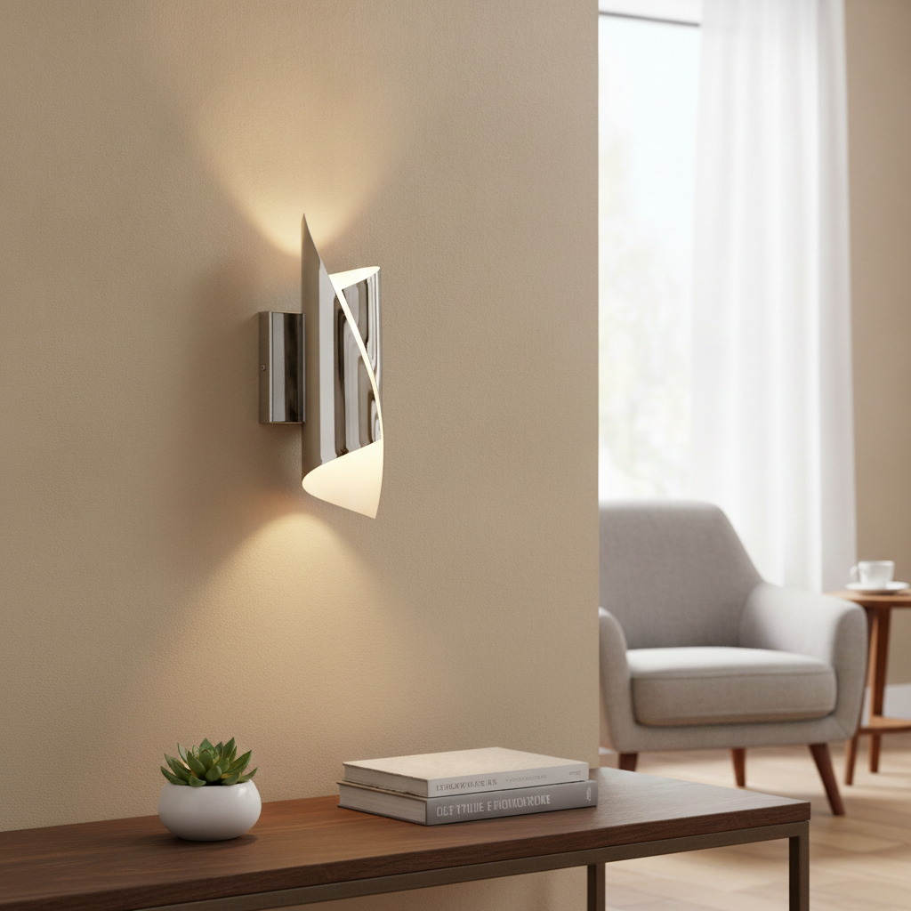 Applique murale - LED (chrome)