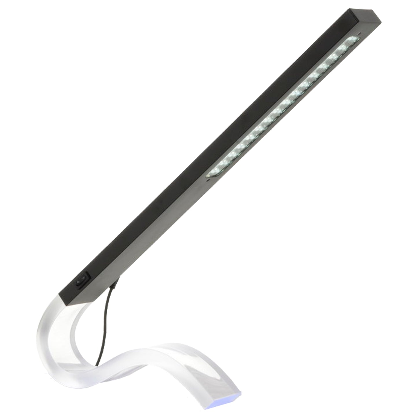 CREATION NOVA Lampe de Table LED Designer Noir Mat Portable - Lumière de Salon Sans Fil