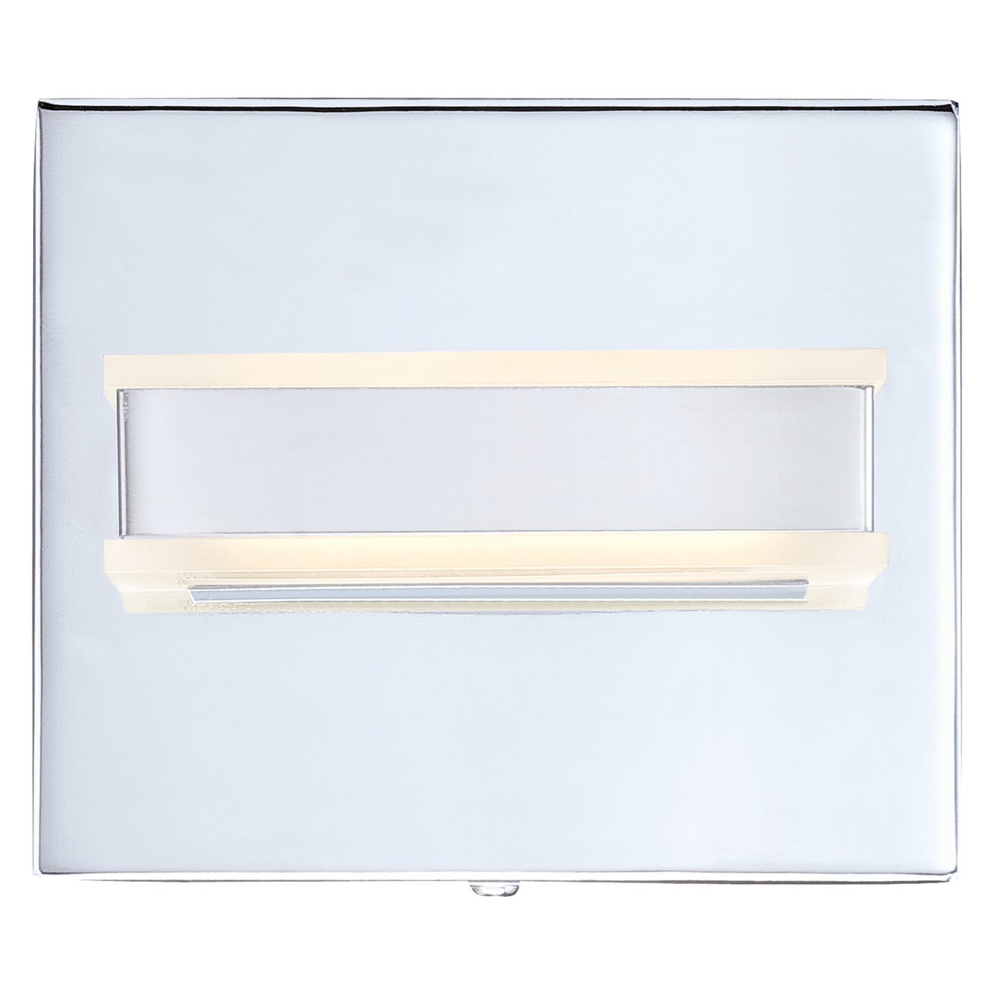 Applique murale LED chromée moderne - Lumière d'appoint intérieure élégante vers le haut et vers le bas
