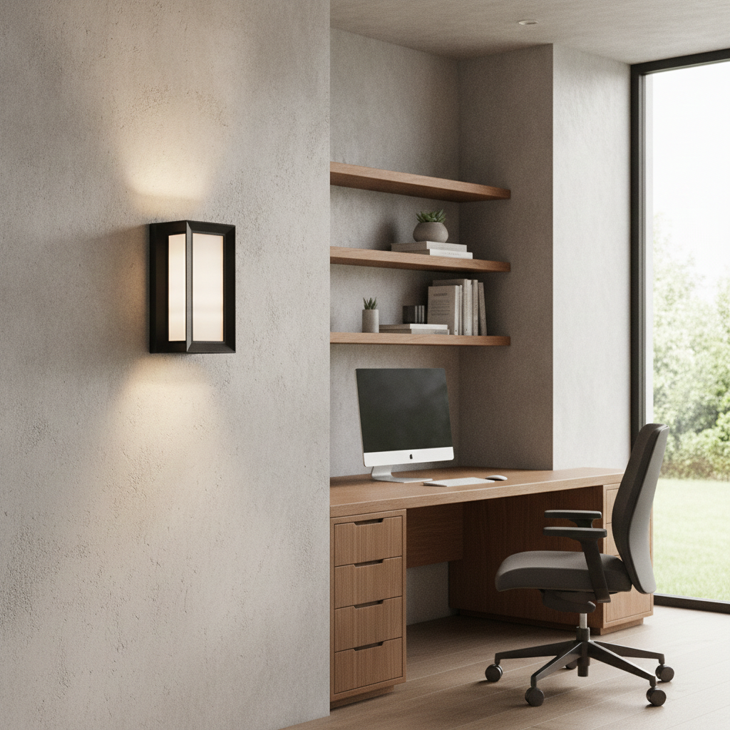 CREATION NOVA Boîte noire carrée Lumières d'extérieur de terrasse Collection linéaire 10W