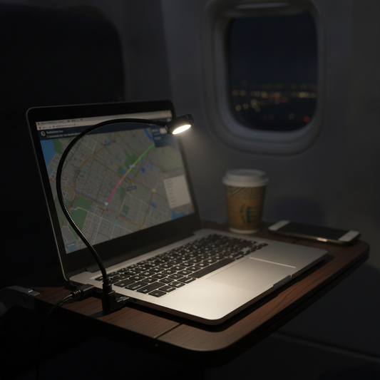 Lampe de lecture LED USB flexible col de cygne pour ordinateur portable, bloc-notes, PC, clavier, livres