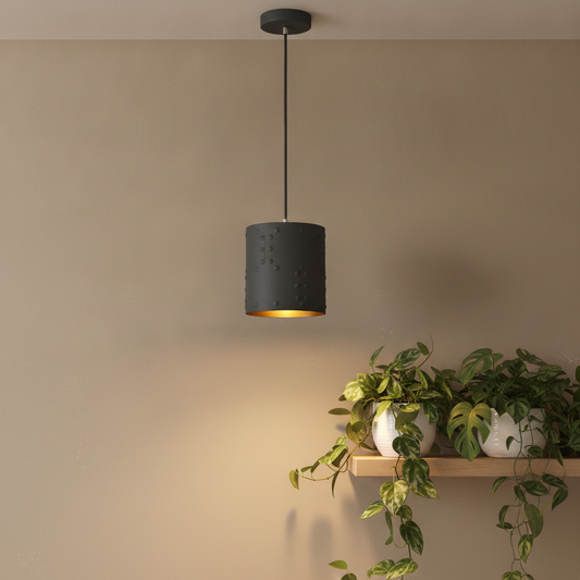 CREATION NOVA Simple Forjat Suspension en Fer Forgé Moderne - Luminaire Suspendu Minimaliste