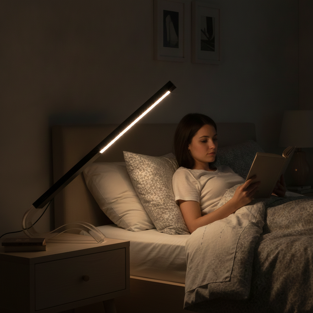 CREATION NOVA Lampe de Table LED Designer Noir Mat Portable - Lumière de Salon Sans Fil