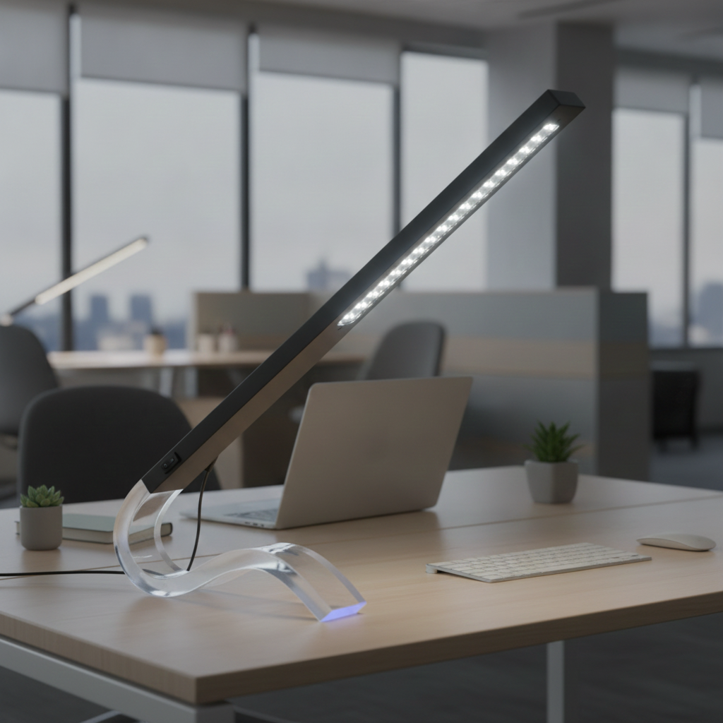 CREATION NOVA Lampe de Table LED Designer Noir Mat Portable - Lumière de Salon Sans Fil