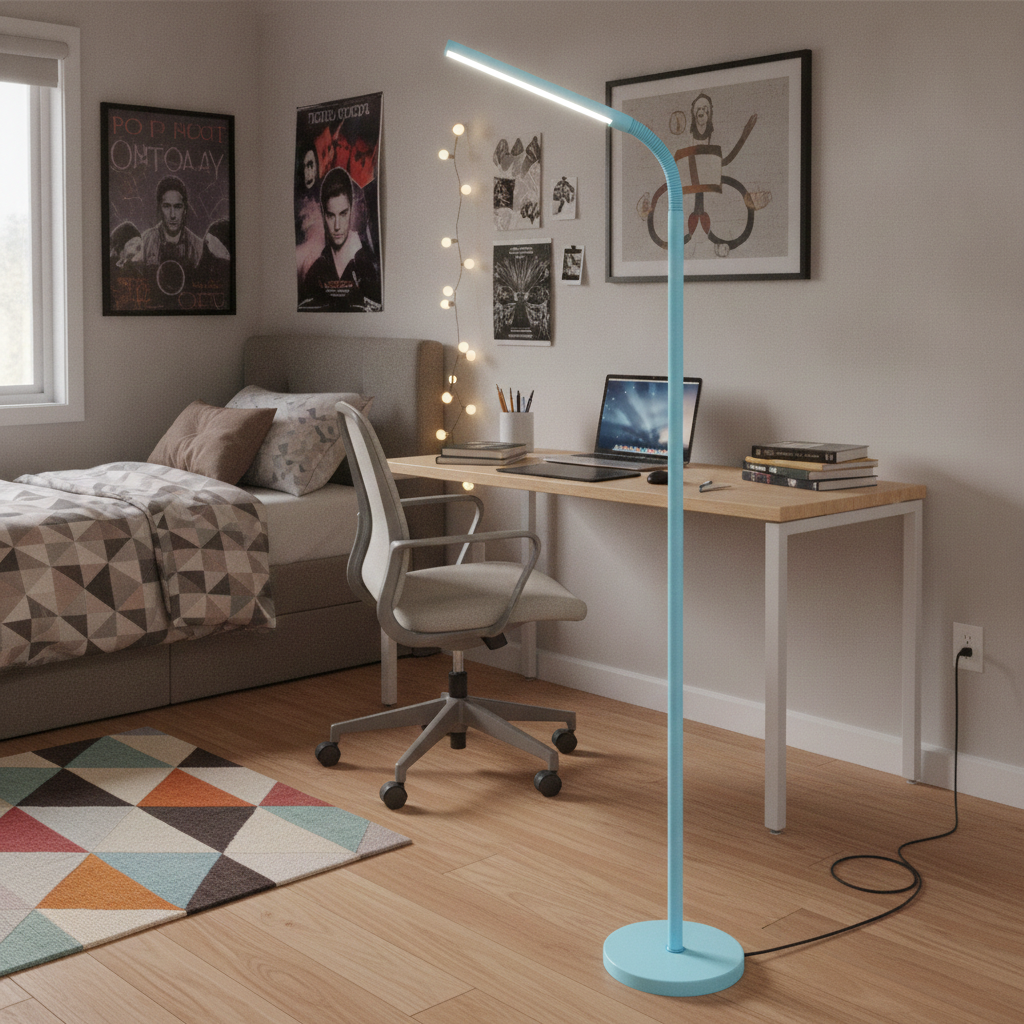 CREATION NOVA Veilleuse de lecture flexible – Lampe de chevet et d’étude à DEL pour les yeux