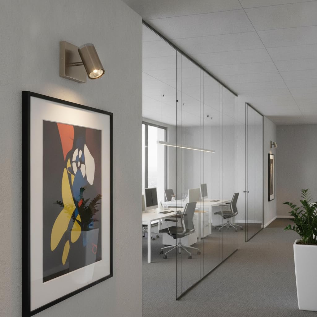 Creation Nova Railhead Single-Light Track Head, Adjustable Accent Spotlight, Modern Style, Indoor, Energy-Saving LED